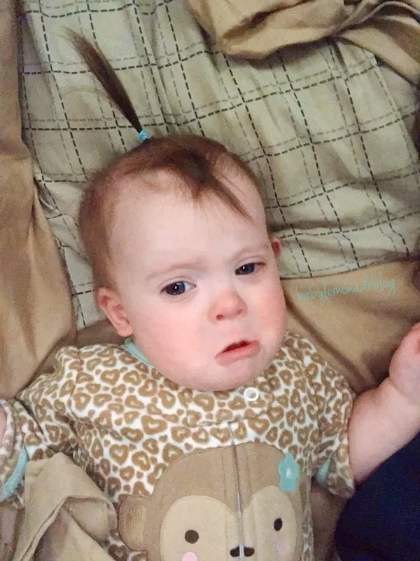 The infamous pouty lip