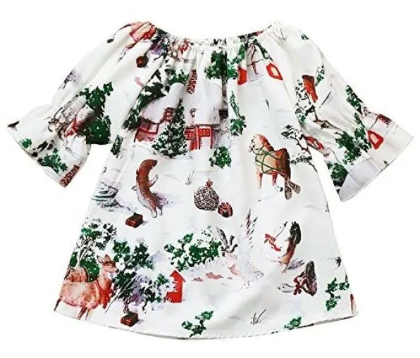 2017-12-01 15_46_52-Amazon.com_ GRNSHTS Baby Girls Cartoon Painting Print Lantern Sleeve Christmas D