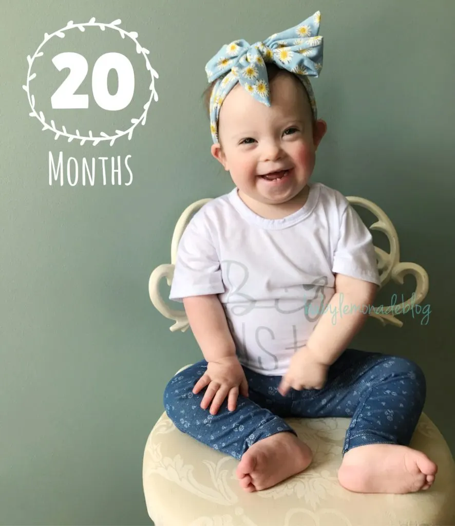 My 20 Month Old With Down Syndrome